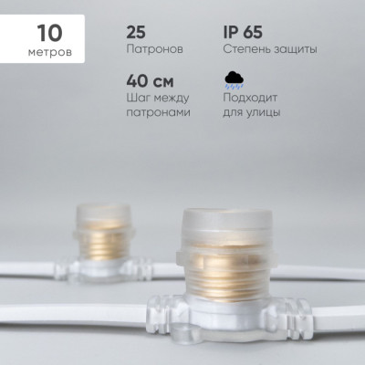Гирлянда Белт-Лайт BL10m/25L-8-P