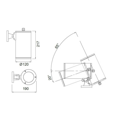 Архитектурная подсветка TUBE LED W2162-1-3K Bl